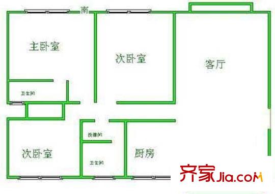上海 海富花園 戶型圖