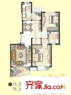 大唐國際公寓 13.22號D01、15.24號D02戶型