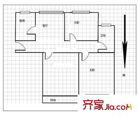 心圓西苑（未滿三年動(dòng)遷房） 0室 戶型圖