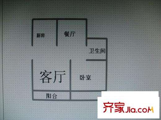 鶴鳴新村 2室 戶型圖