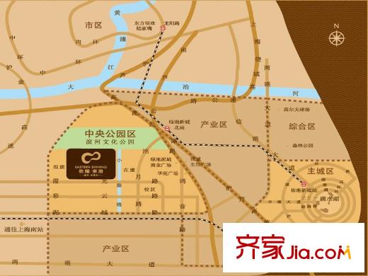乾耀東港交通圖