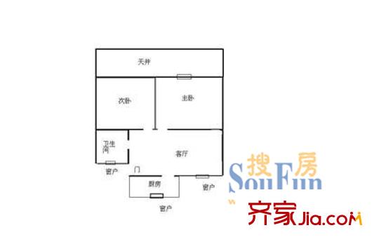 上海 富特四村 戶型圖