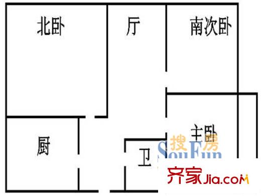 上海 富特四村 戶型圖