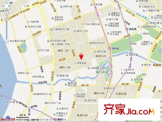 濰坊四村交通圖