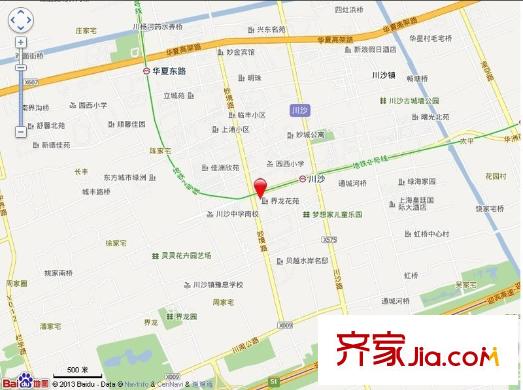 界龍花苑交通圖