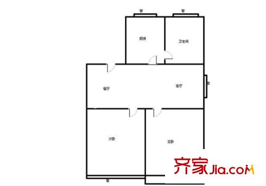 界龍花苑戶型圖戶型圖 4室2廳2衛(wèi)1廚