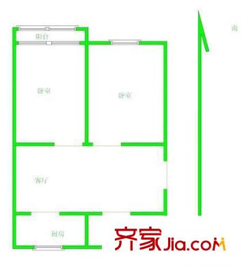 川沙桃園新村2室1廳1衛(wèi)1廚