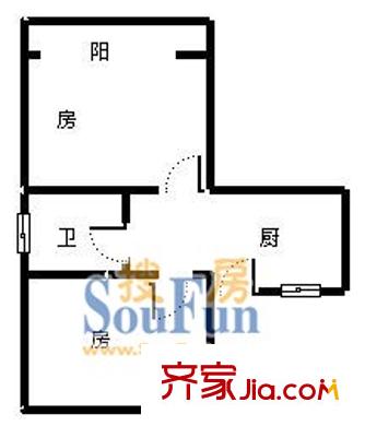 上海 濰坊七村 戶(hù)型圖