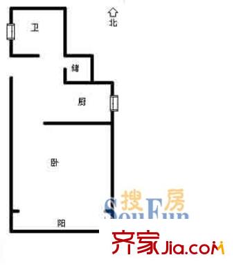 上海 濰坊七村 戶型圖