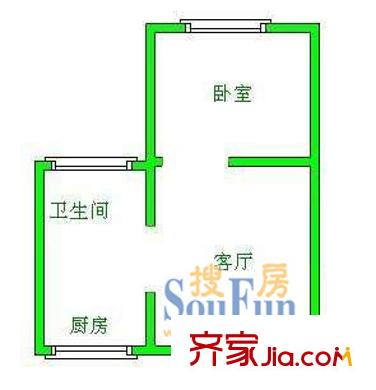 上海 羅繡公寓 戶型圖