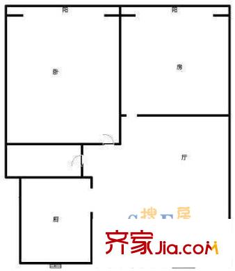 上海 羅繡公寓 戶(hù)型圖