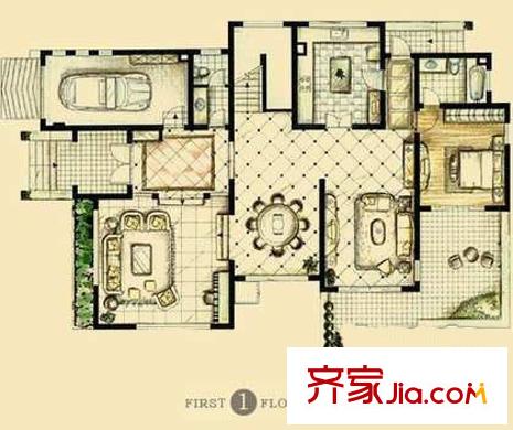 上海 虹康景博苑 户型图