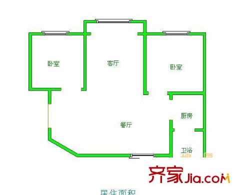 上海 淞虹公寓 户型图