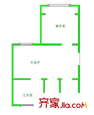 上海 淞虹公寓 户型图