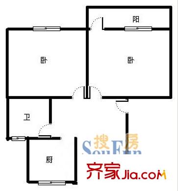 上海 香山新村西南街坊 戶型圖