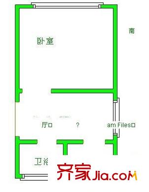 桂林苑户型图户型图 1室1厅1卫1厨