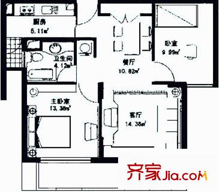 上海 宜仕怡家 户型图