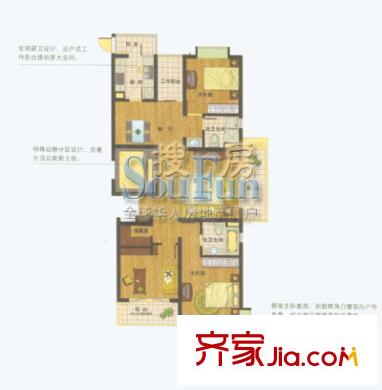 上海 黄浦华庭 户型图