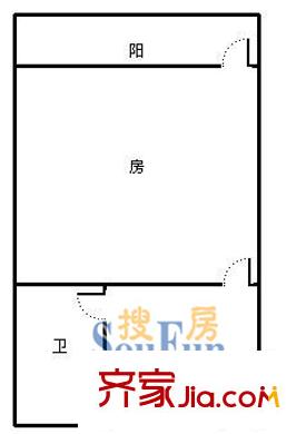 嶗山二村 戶型圖