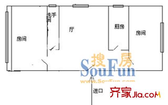 嶗山二村 戶型圖