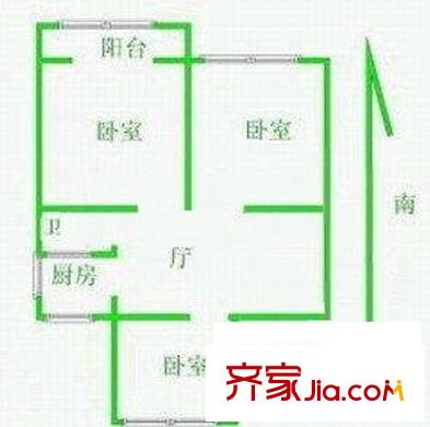 上南四村戶型圖