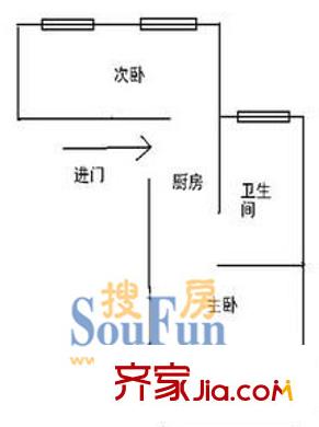 嶗山二村 戶型圖