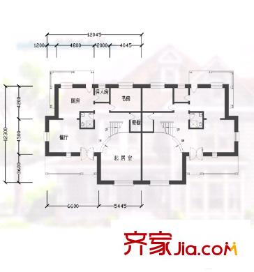 曹江公寓 0室 户型图