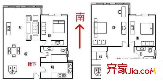 淮海花园 4室 户型图