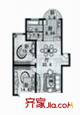 上海 阳光世家 户型图