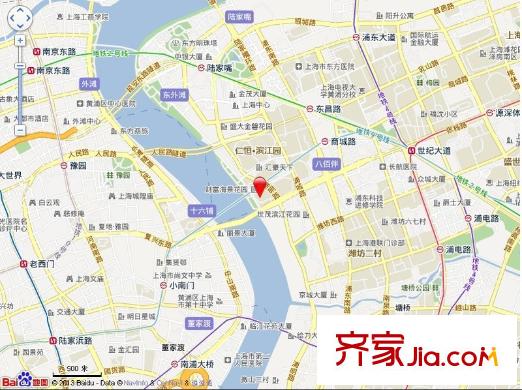 財(cái)富海景花園交通圖