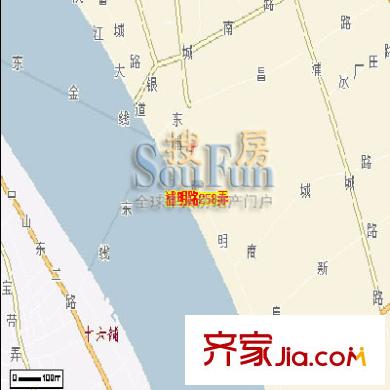 財(cái)富海景花園交通圖