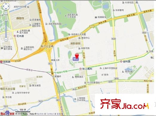 湯臣豪園交通圖