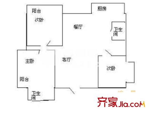 上海 金色航城富鑫苑 戶型圖