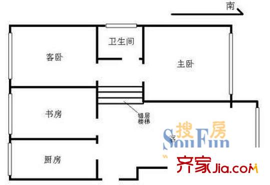 上海 上房金豐苑 戶型圖