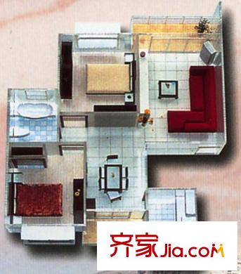 上海 绿洲花园 户型图