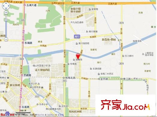 春江花悅園交通圖