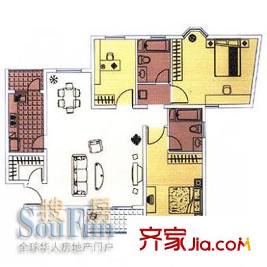 上海 綠茵苑 戶型圖