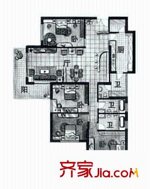 上海 东方剑桥 户型图