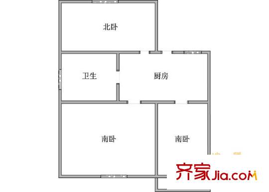 上海 高华小区 户型图