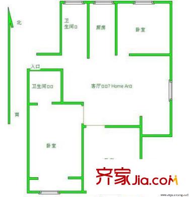 上海 高华小区户型图