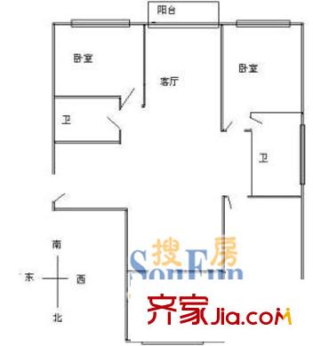 上海 大上海国际花园雅典园 户型图