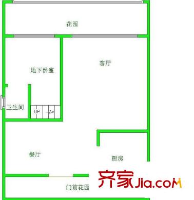 愚园路新里户型图户型图 1室1厅1卫1厨