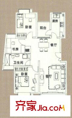上海 碧云新天地 戶型圖