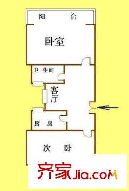 高雅新村 2室 戶型圖
