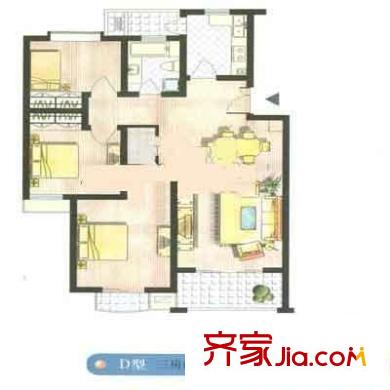 上海 荣盛名邸(欧风丽景) 户型图