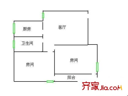 德樂(lè)苑 0室 戶型圖