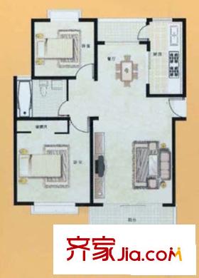 化工小区 3室 户型图