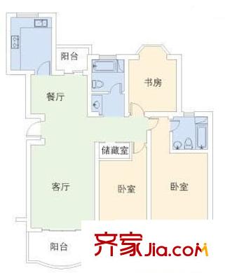 西南名苑 0室 户型图
