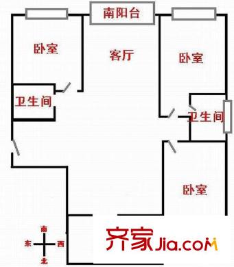 上海 西南名苑 户型图