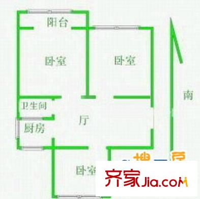 上海 海陽一村 戶型圖